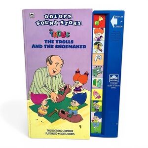 90s Vintage Trolls Golden Sound Story Book 1992 Russ Troll 1990s Sight N Sound